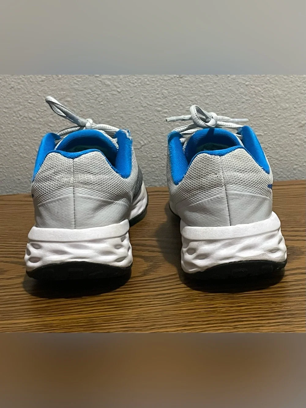 Nike Gray and Blue Sneakers